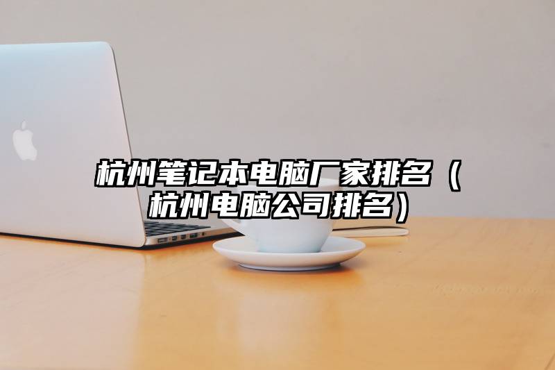 杭州笔记本电脑厂家排名（杭州电脑公司排名）