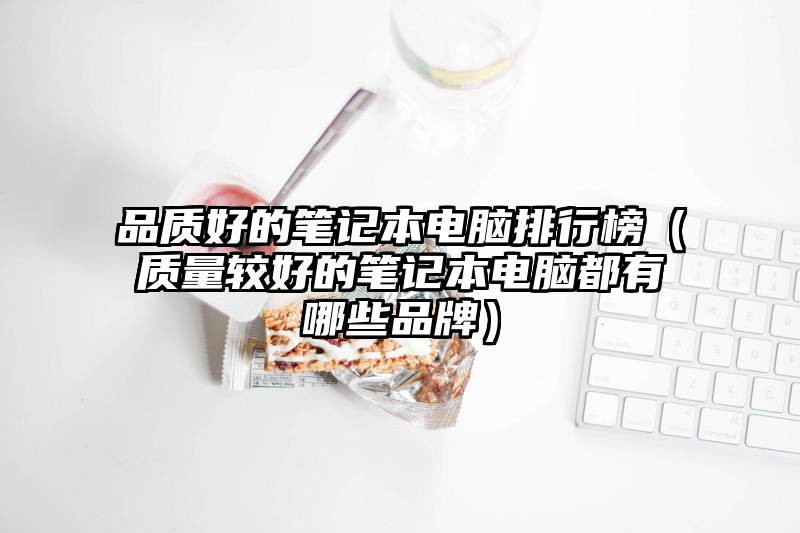 品质好的笔记本电脑排行榜（质量较好的笔记本电脑都有哪些品牌）