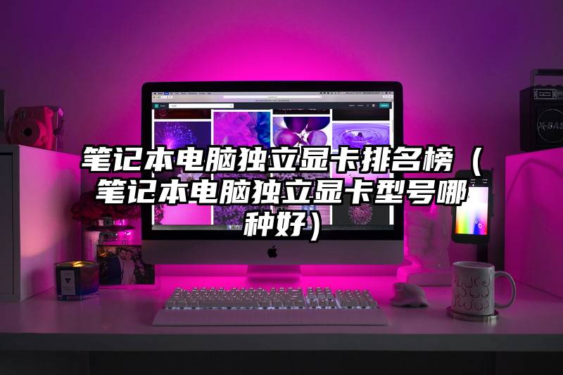 笔记本电脑独立显卡排名榜（笔记本电脑独立显卡型号哪种好）