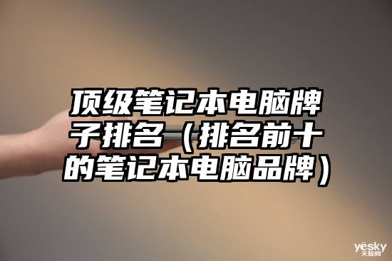顶级笔记本电脑牌子排名（排名前十的笔记本电脑品牌）