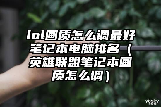 lol画质怎么调最好笔记本电脑排名（英雄联盟笔记本画质怎么调）