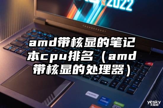 amd带核显的笔记本cpu排名（amd带核显的处理器）