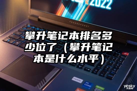 攀升笔记本排名多少位了（攀升笔记本是什么水平）