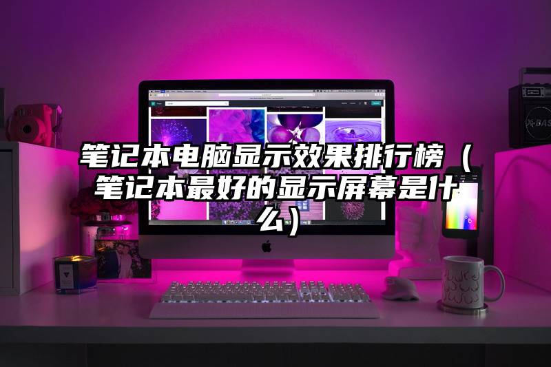 笔记本电脑显示效果排行榜（笔记本最好的显示屏幕是什么）