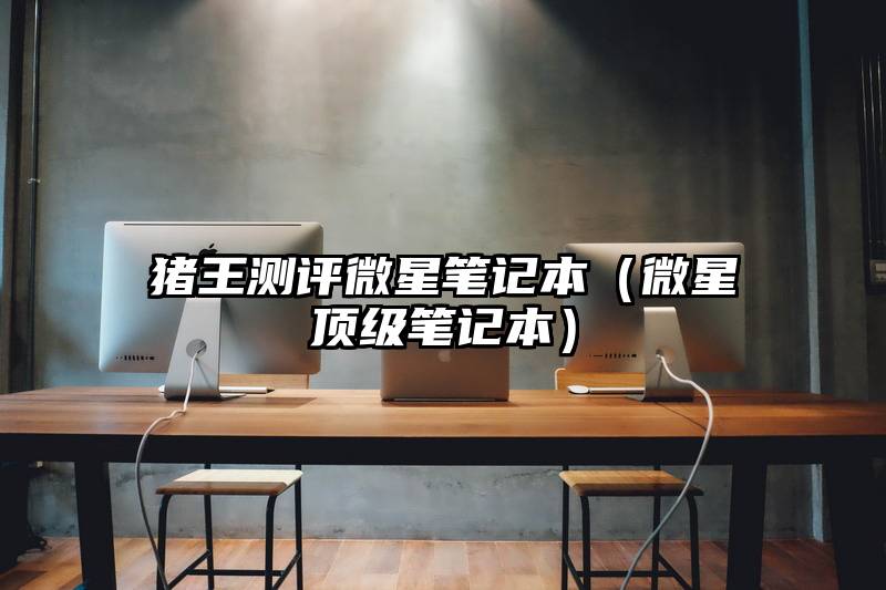 猪王测评微星笔记本（微星顶级笔记本）