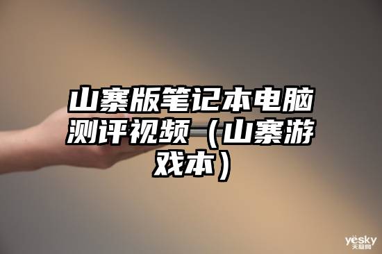 山寨版笔记本电脑测评视频（山寨游戏本）