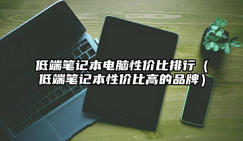 低端笔记本电脑性价比排行（低端笔记本性价比高的品牌）
