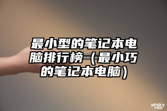 最小型的笔记本电脑排行榜（最小巧的笔记本电脑）