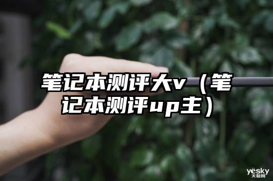 笔记本测评大v（笔记本测评up主）