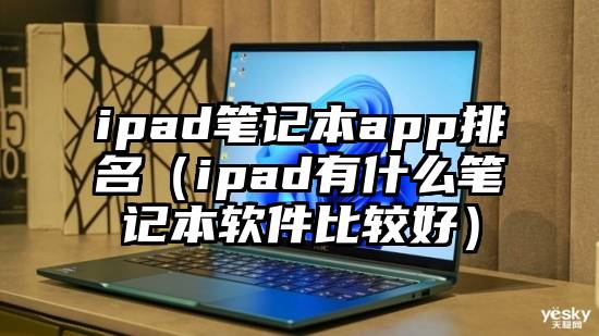 ipad笔记本app排名(ipad有什么笔记本软件比较好)