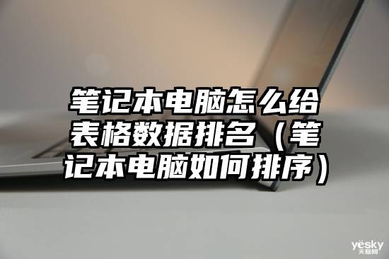 笔记本电脑怎么给表格数据排名(笔记本电脑如何排序)