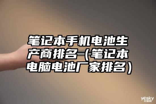 笔记本手机电池生产商排名(笔记本电脑电池厂家排名)
