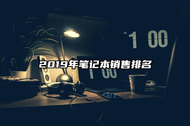 2019年笔记本销售排名