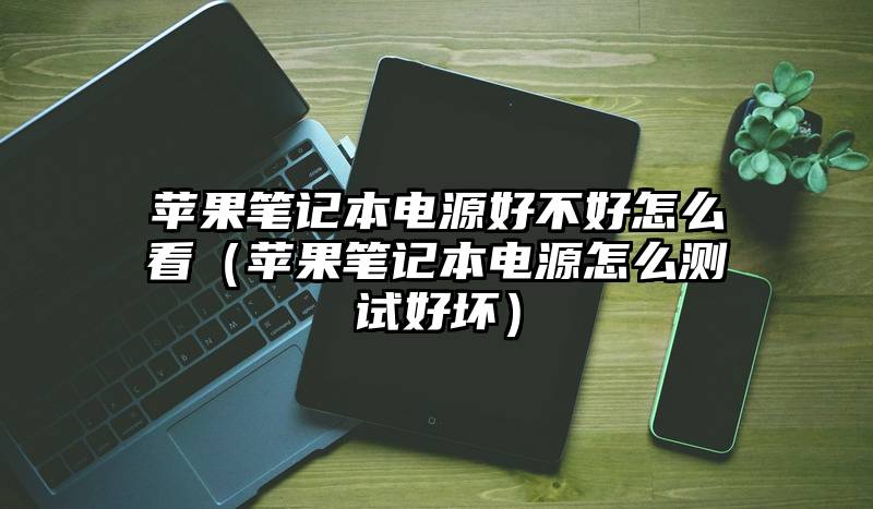 苹果笔记本电源好不好怎么看（苹果笔记本电源怎么测试好坏）