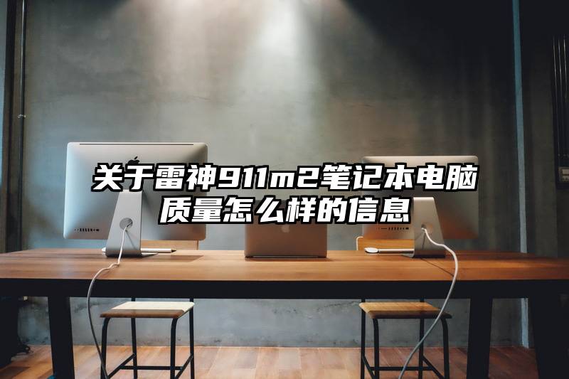 关于雷神911m2笔记本电脑质量怎么样的信息