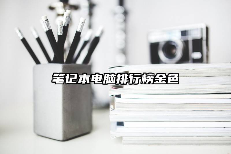笔记本电脑排行榜金色