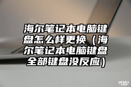 海尔笔记本电脑键盘怎么样更换（海尔笔记本电脑键盘全部键盘没反应）