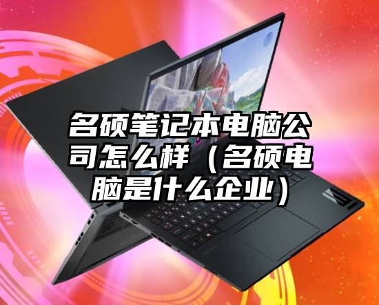 名硕笔记本电脑公司怎么样（名硕电脑是什么企业）