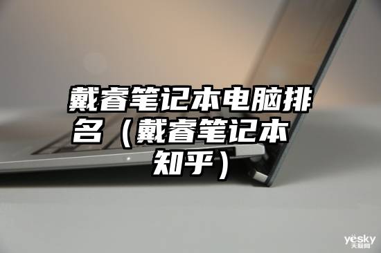 戴睿笔记本电脑排名（戴睿笔记本 知乎）