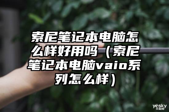 索尼笔记本电脑怎么样好用吗（索尼笔记本电脑vaio系列怎么样）
