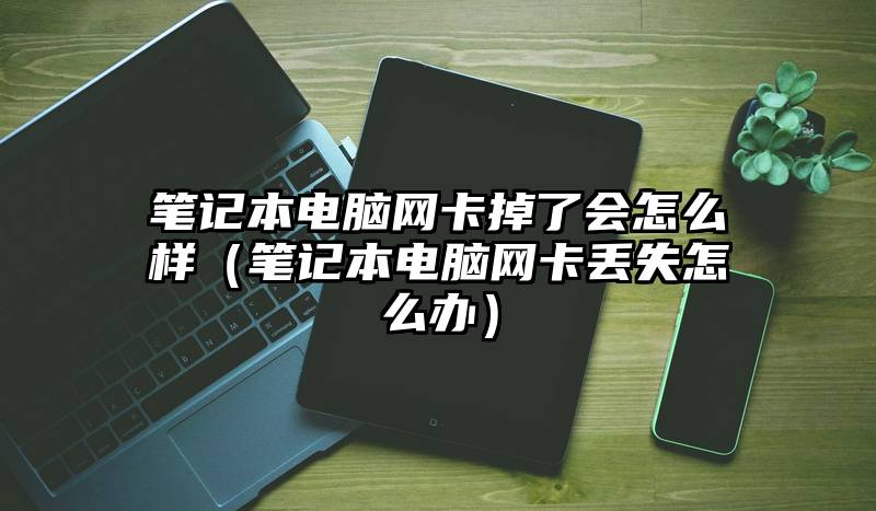 笔记本电脑网卡掉了会怎么样（笔记本电脑网卡丢失怎么办）