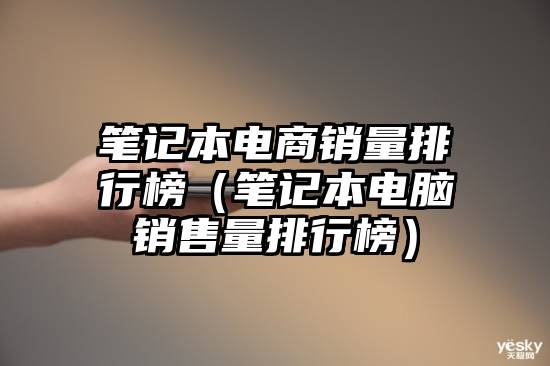 笔记本电商销量排行榜(笔记本电脑销售量排行榜)