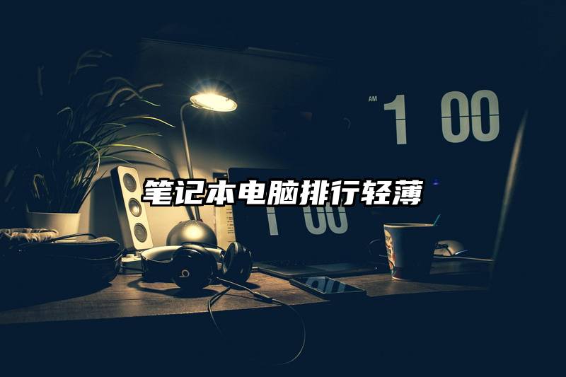 笔记本电脑排行轻薄